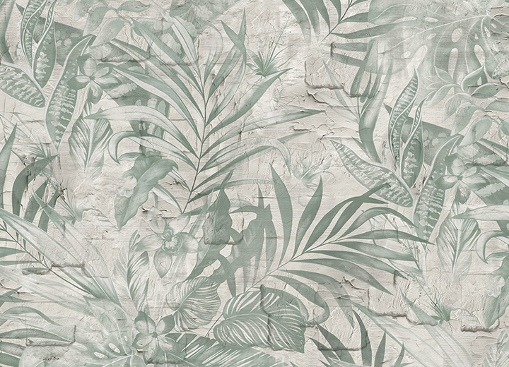 Wallpapers Tropic on concrete - Фото 3