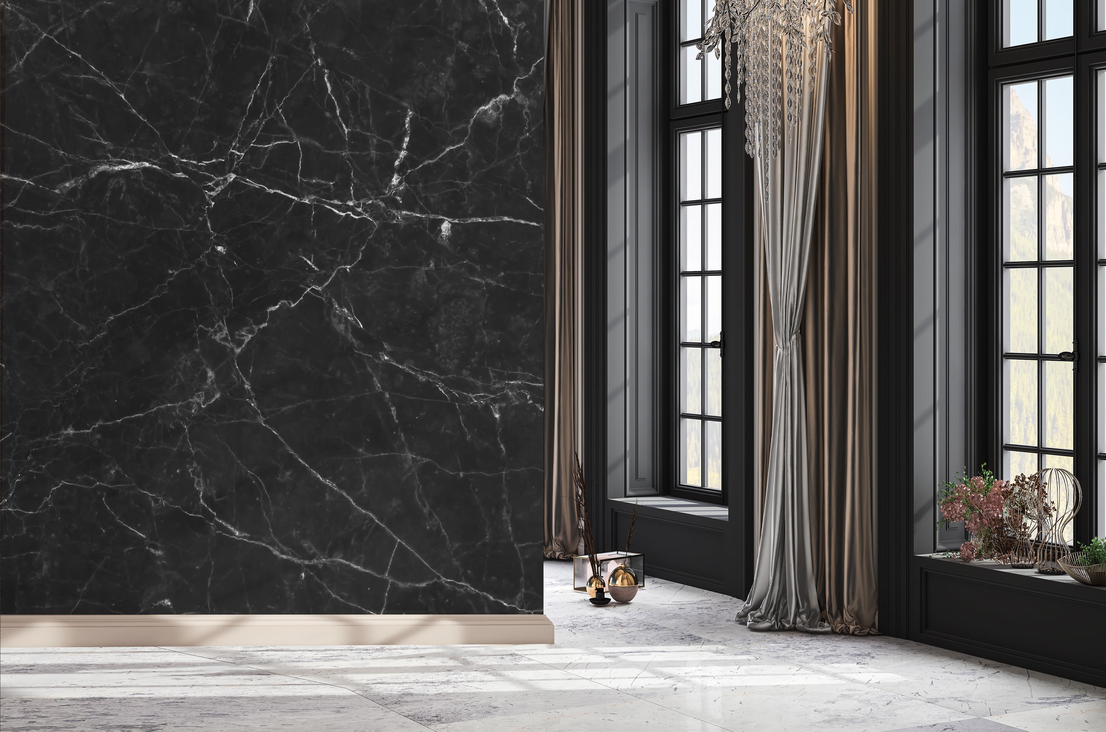 Wallpapers Classic marble black - Фото 1