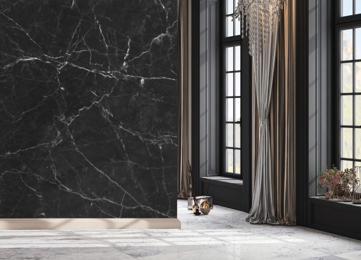 Wallpapers Classic marble black - Фото 1