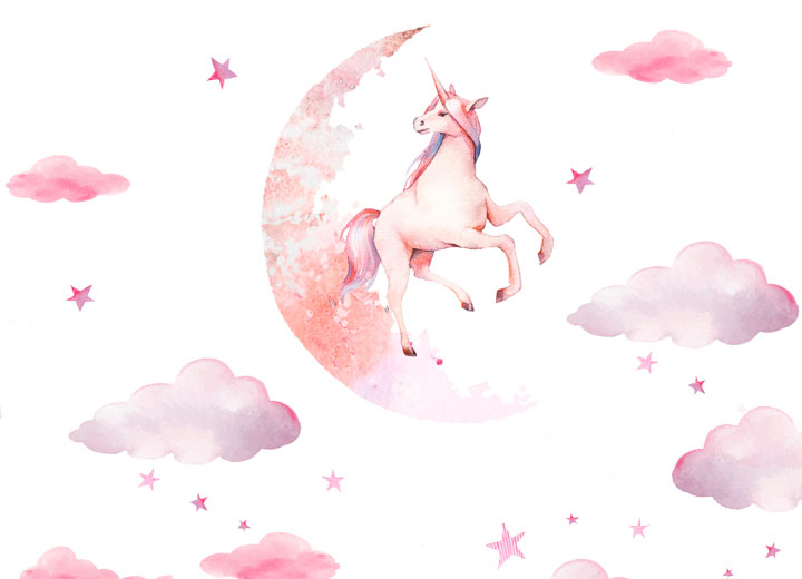 Wallpapers for kids Moon unicorn - Фото 2